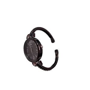 Studio Time Women's Gray Hinge Bangle Band Quartz Watch Rhinestones JOH